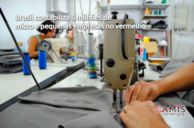 empresas no vermelho