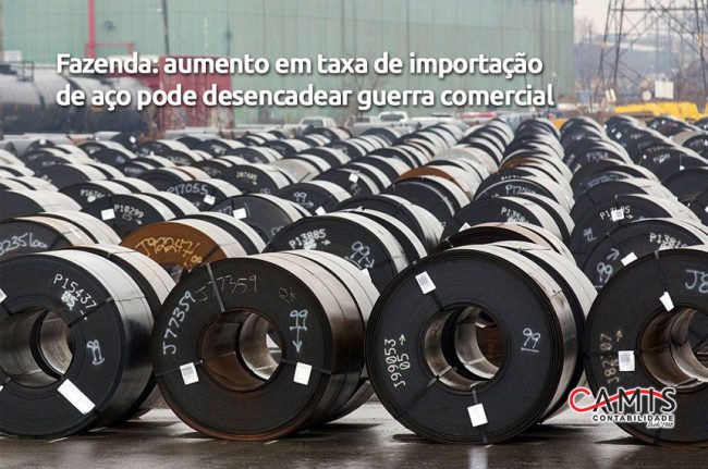 importação de aço