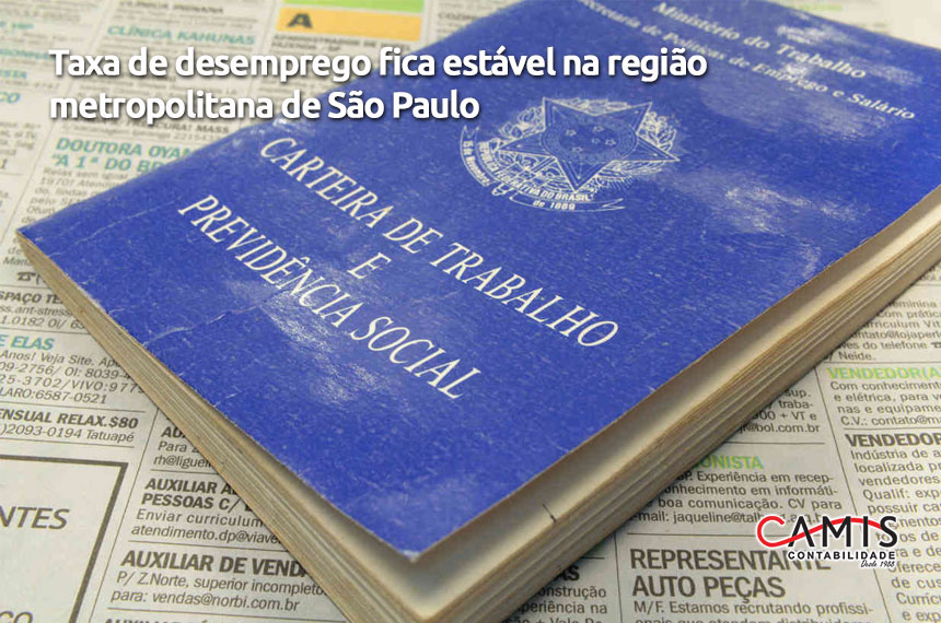 Taxa de desemprego