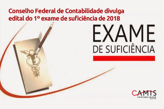 exame de suficiência de 2018