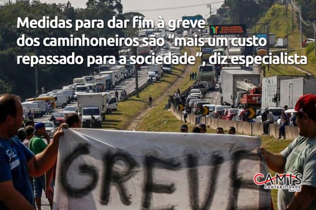 Greve dos caminhoneiros