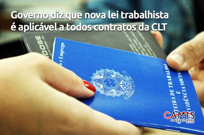 Nova lei trabalhista