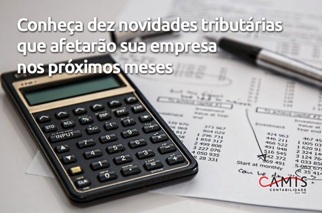 novidades tributárias