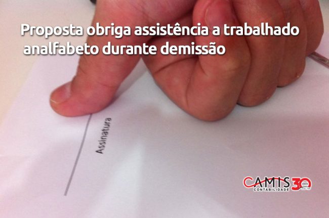 trabalhador analfabeto