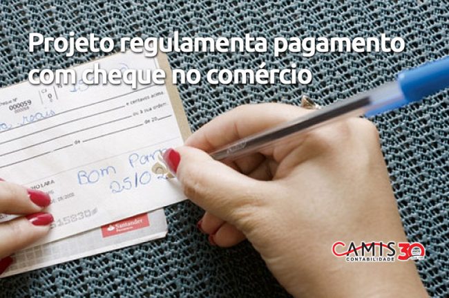 Pagamento com cheque