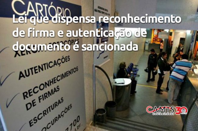 Reconhecimento de firma e autenticação