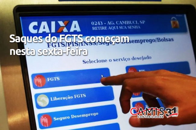 Saques do FGTS