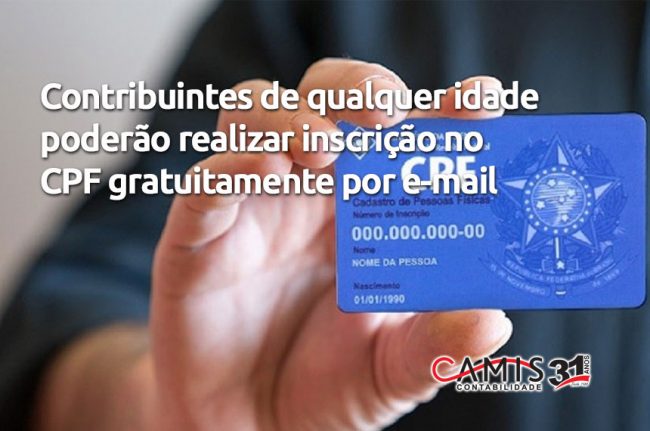 inscrição no CPF