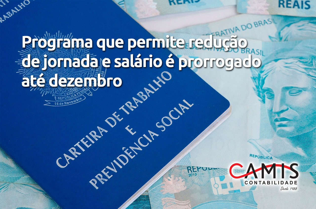 redução de jornada e salário