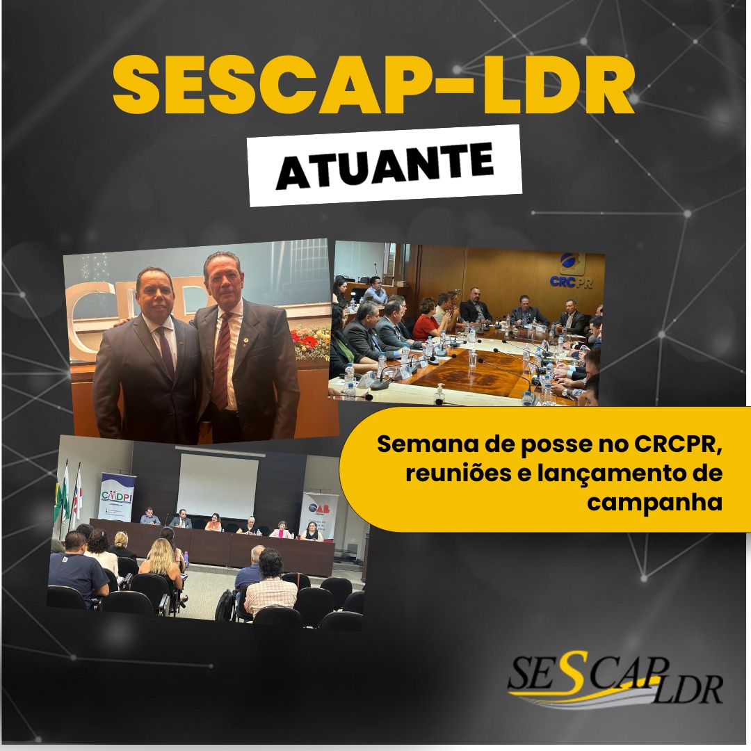Confira os destaques dos últimos dias no SESCAP-LDR