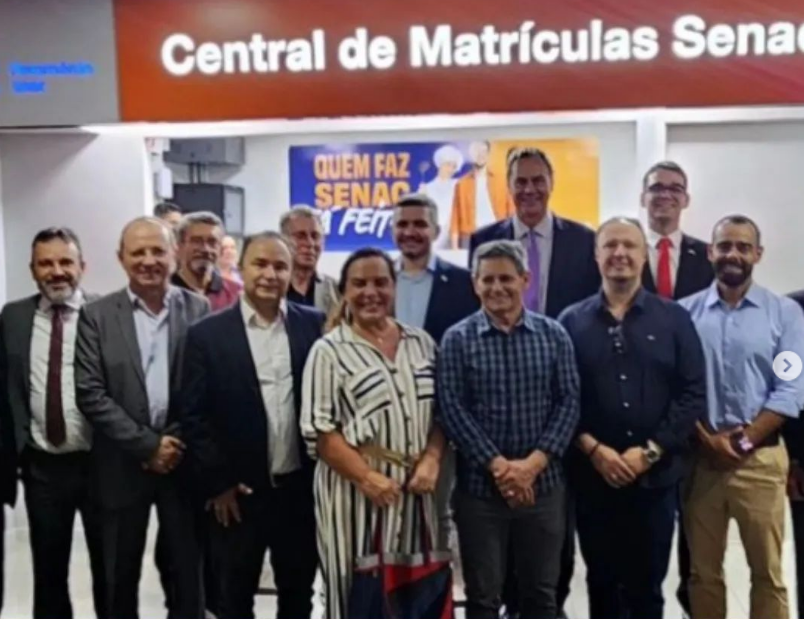 Presidente do SESCON-DF participa da inauguração da Central de Matrículas do SENAC-DF