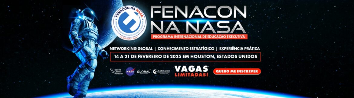 FENACON promoverá capacitação para empresários na NASA, nos Estados Unidos