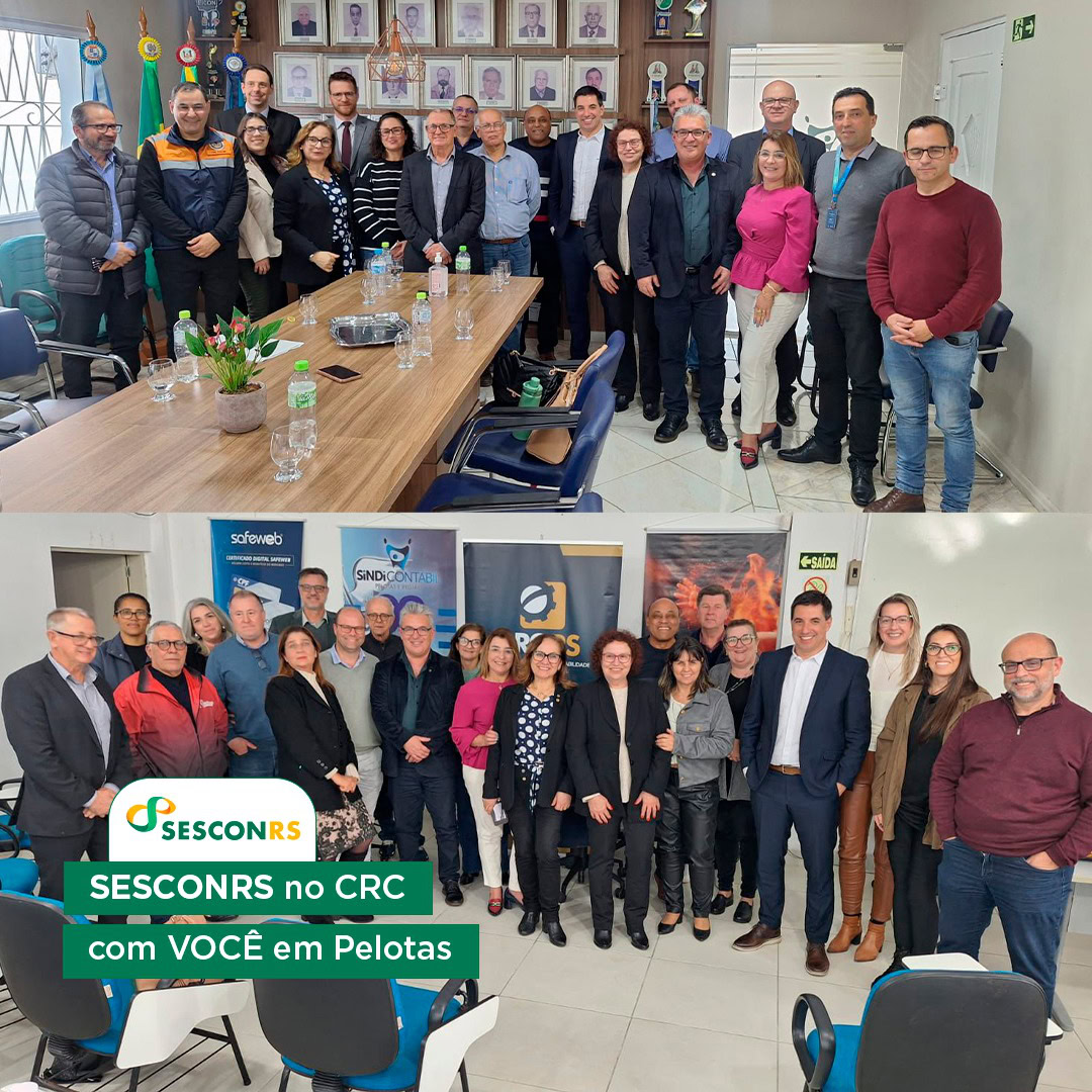 SESCON-RS participa do evento “CRCRS com Você” em Pelotas