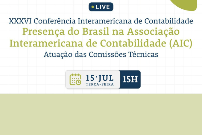 Live sobre Conferência Interamericana de Contabilidade discute o papel do Brasil na AIC