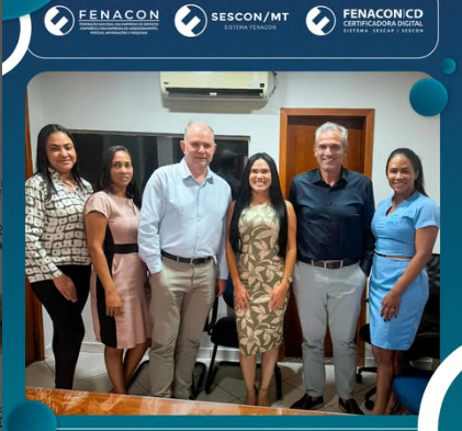 FENACON|CD e SESCON-MT fortalecem parceria institucional com abertura de ponto de atendimento no Estado