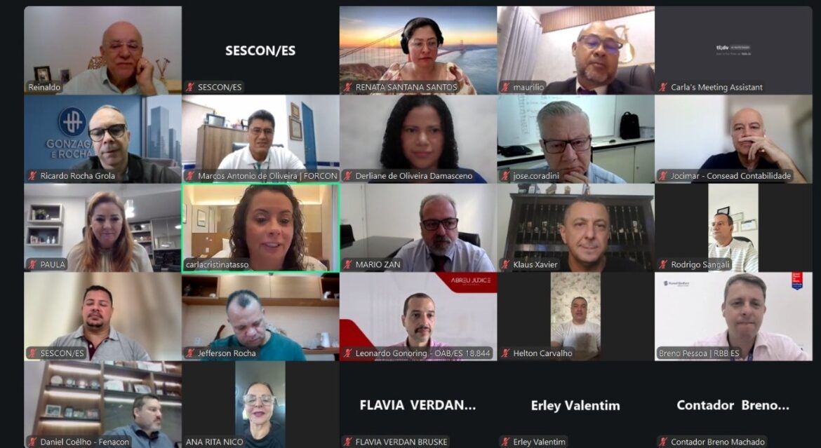 Presidente da FENACON participa da 1° reunião da nova gestão do SESCON-ES