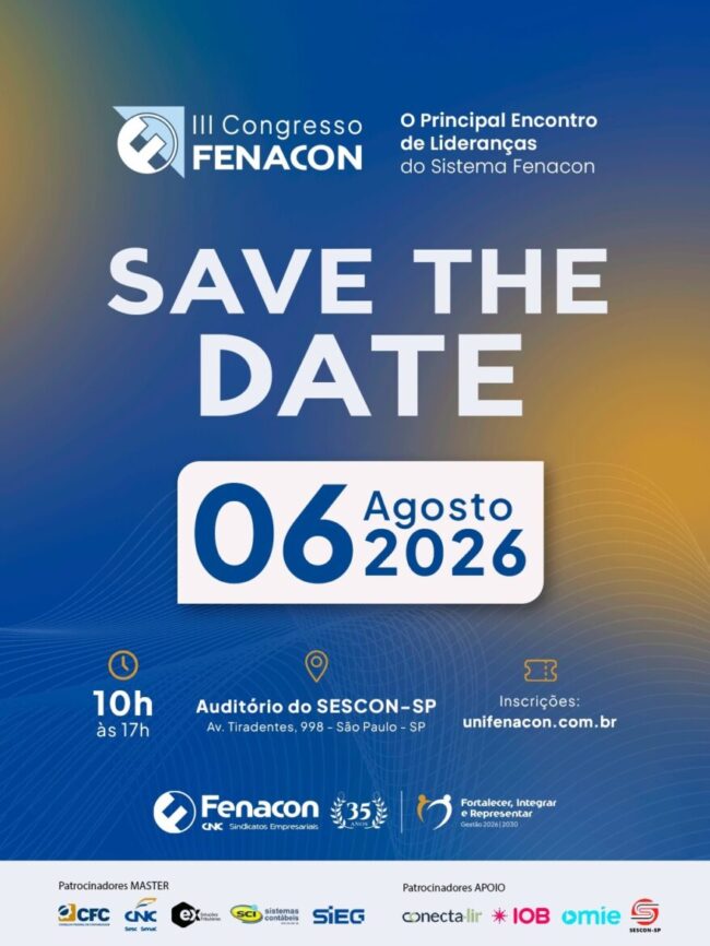 Está chegando o maior encontro do Sistema FENACON!